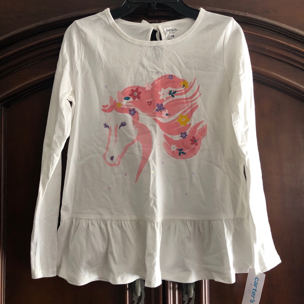 Carters | Kids | Sz 14 | Long Sleeve Top | NWT